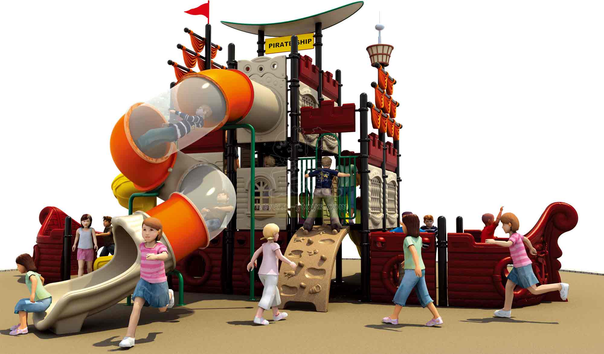 儿童游乐设施_淘气堡_室内儿童乐园_儿童滑梯_幼儿园设备_无动力游乐